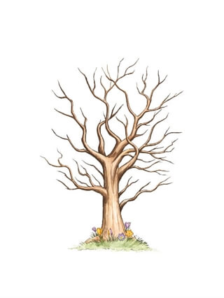 Fingeravtrycksaffisch med namn och datum 1